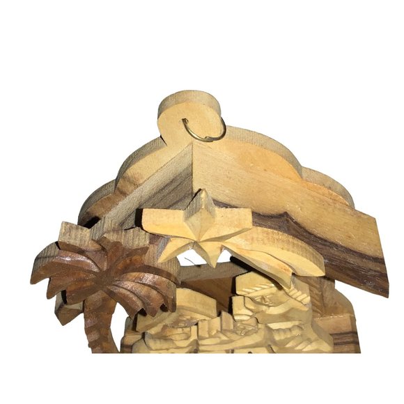 Wood Nativity Ornament or Table top Decor - Picture 8 of 14